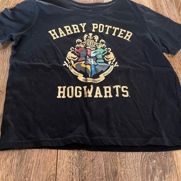 Harry Potter Crop black t-shirt size medium - Picture 1 of 2